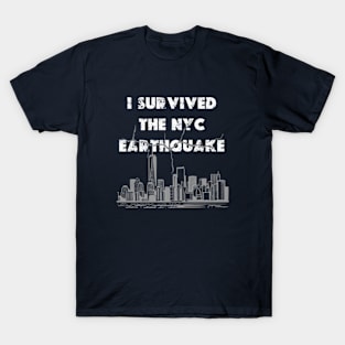 I Survived The Nyc Earthquake 2024 T-Shirt